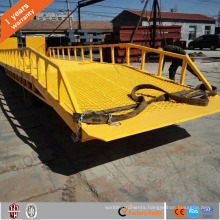 china manufacturer 12t loading dock ramp hydraulic mobile yard ramp